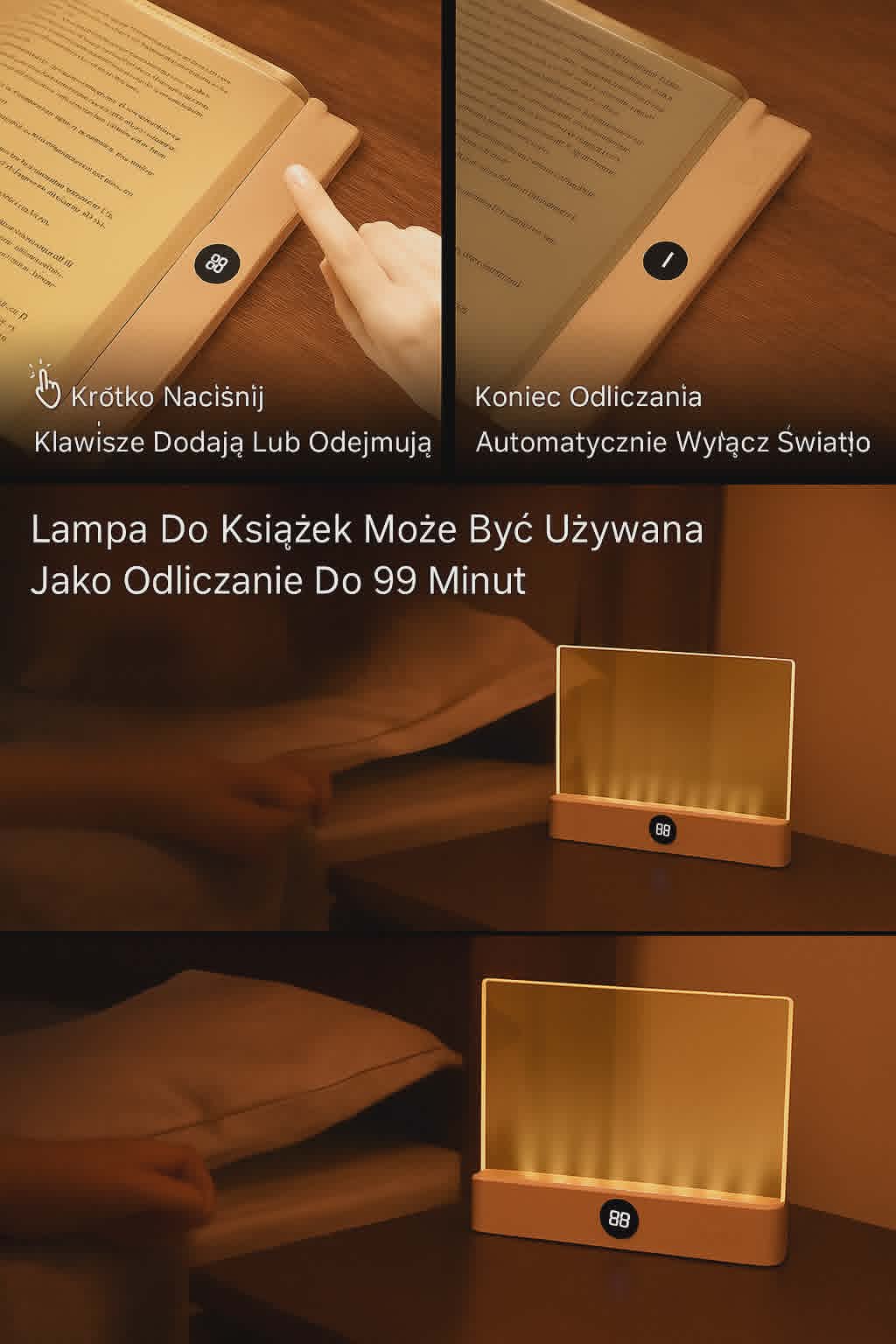 Lampka do czytania LED CzytajNocą